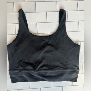 Nike sports bra top black small